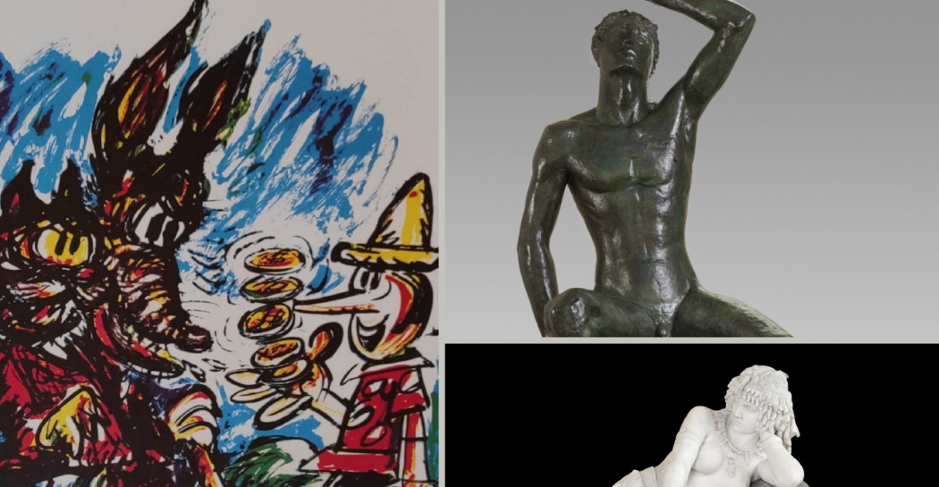 Cleopatra di Girolamo Masini, 1882; Prometeo di Guido Galletti, 1935; Pinocchio di Vinicio Berti, 1981 Cleopatra di Girolamo Masini, 1882; Prometeo di Guido Galletti, 1935; Pinocchio di Vinicio Berti, 1981