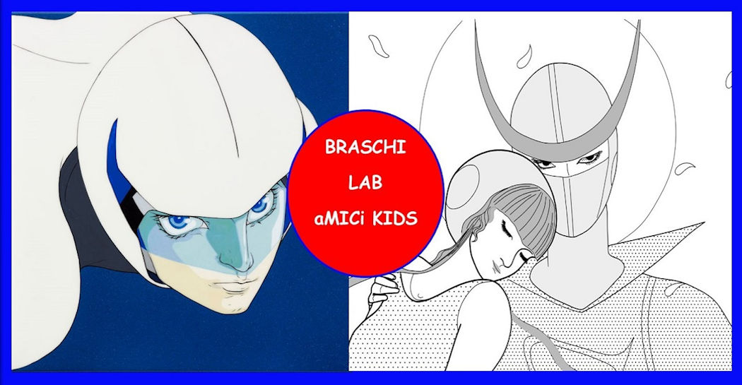 Fantasia grafica con HEROES S-13 Automotive paint and acrylic on aluminum 2010, Art by Yoshitaka Amano, + elaborazione grafica accessibilità tattile Casshern e Luna – Maria Cucchi - Ufficio progettazione e allestimenti mostre e spazi espositivi Sovrintendenza Capitolina, All Rights Reserved, IMAGE ILLUSTRATION: © YOSHITAKA AMANO Fantasia grafica con HEROES S-13 Automotive paint and acrylic on aluminum 2010, Art by Yoshitaka Amano, + elaborazione grafica accessibilità tattile Casshern e Luna – Maria Cucchi - Ufficio progettazione e allestimenti mostre e spazi espositivi Sovrintendenza Capitolina, All Rights Reserved, IMAGE ILLUSTRATION: © YOSHITAKA AMANO