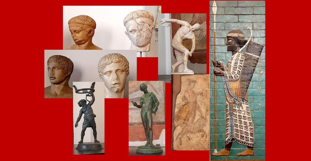 Museo Barracco, alcuni esempi di copie romane da originali greci e di calchi, repliche e falsi moderni