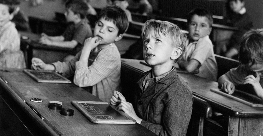 Robert Doisneau - L'information scolaire, Paris 1956