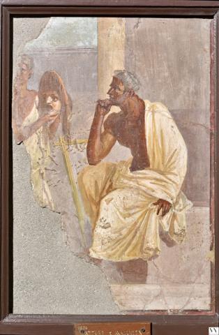 7.	Attore con maschera tragica Napoli, Museo Archeologico Nazionale