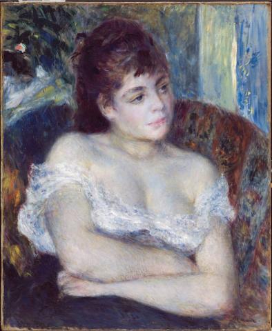 Pierre Auguste Renoir Donna in poltrona 1874 Detroit Institute of Arts Bequest of Mrs. Allan Shelden III 1985.24 Pierre Auguste Renoir Donna in poltrona 1874 Detroit Institute of Arts Bequest of Mrs. Allan Shelden III 1985.24