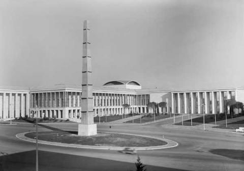 Piazza Guglielmo Marconi, 1957 ca. Archivio Storico Fotografico EUR S.p.A.