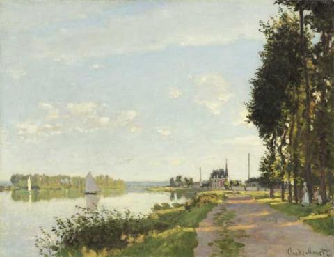 Claude Monet. Argenteuil, c. 1872 olio su tela. Collezione Ailsa Mellon Bruce, 1970.17.42