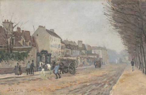 Alfred Sisley. Boulevard Héloïse, Argenteuil, 1872, olio su tela. Collezione Ailsa Mellon Bruce, 1970.17.82