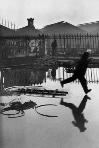 Behind Saint-Lazare Station, Paris, 1932. © Henri Cartier-Bresson/Magnum Photos-Courtesy Fondation HCB