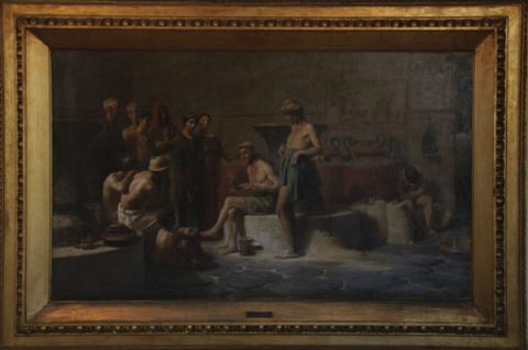 Camillo Miola, Plauto mugnaio, olio su tela, Comune di Napoli, Museo Civico ‘Castel Nuovo’
